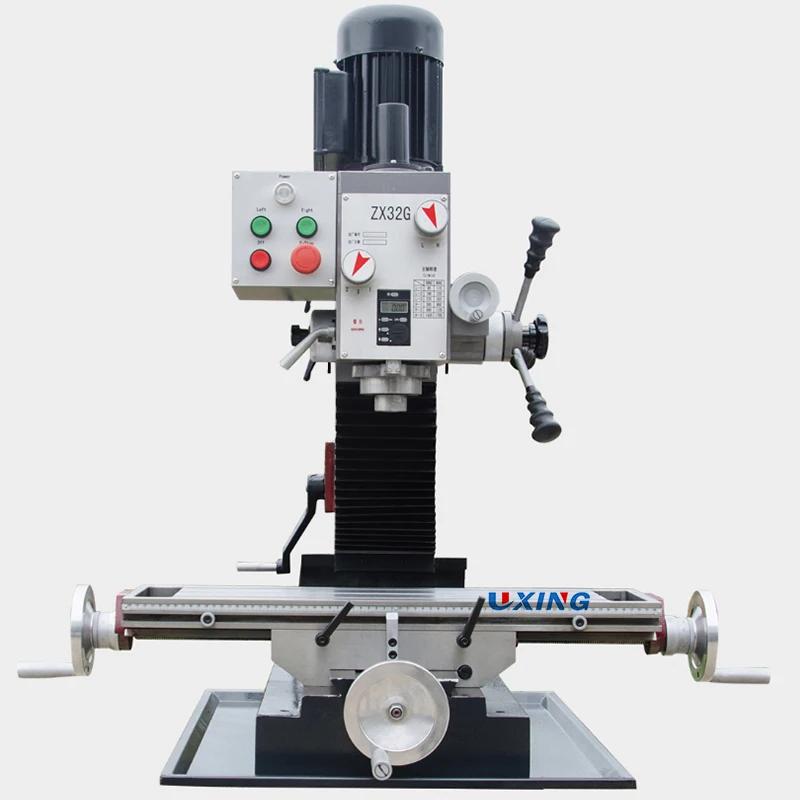 ZX32G Mini Gear Head Drive Manual Fresadora Digital Readout