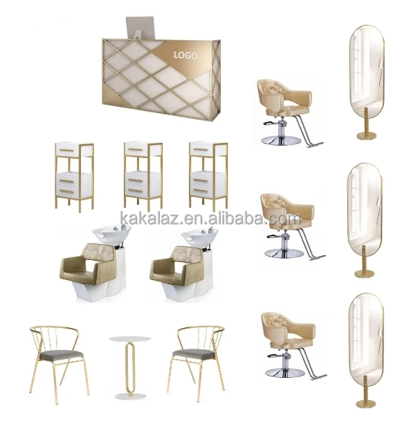 Salon for Set Equipment Hair Salon Furniture Set Modern Salon Styling Chair