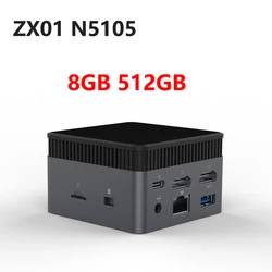 ZX01 Portable Pocket PC Intel N5105 Windows 11 Mini PC 2.9GHZ DDR4