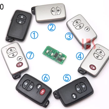 Car 2-4 Car Button Remote Smart Key (314mhz) For Toyota (5300) 0210461