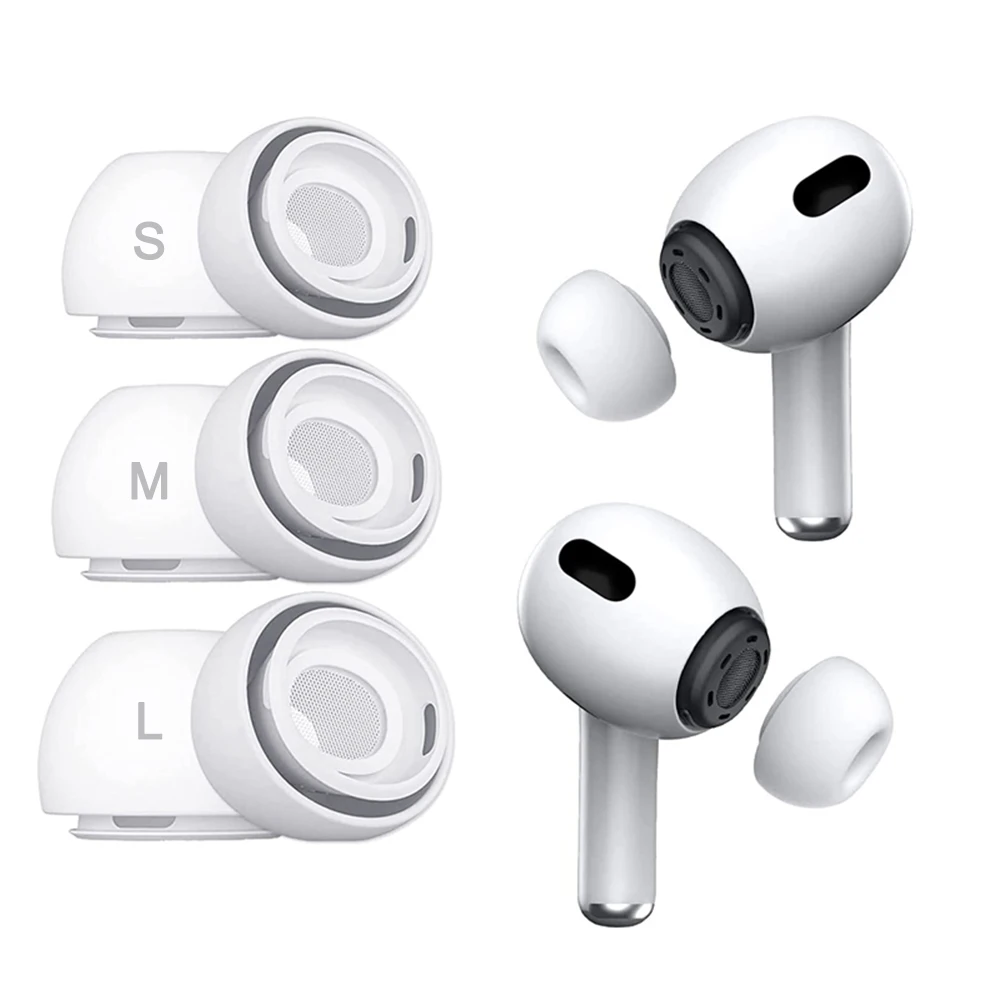 Soft Silicone Ear Tips For Airpods Pro 1/2 Protective Earbuds Cover