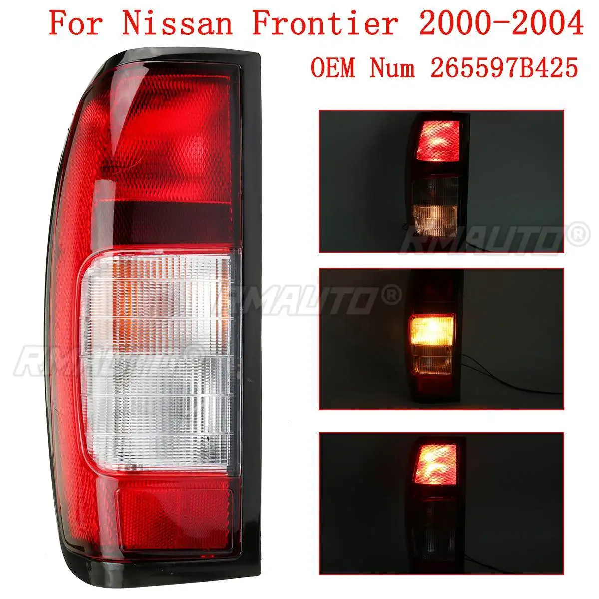 Left Right Tail Light Brake Lamp Rear Lights Shell Halogen Wire