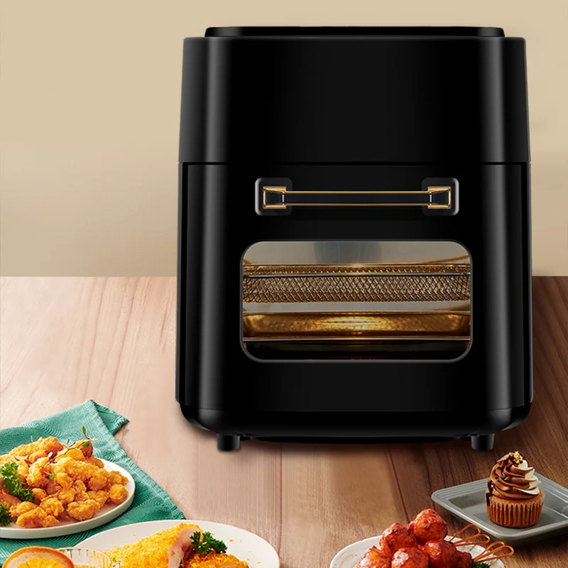 Multi Functional Electric Deep Fryers 3 Layers 15L Big Capacity Air Fryer Oven for Big Family and Party Use