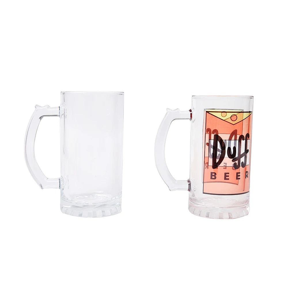 Wholesale 16oz Blank Customized Coated Sublimation Glass Drinking Beer