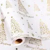 Árbol de Navidad con Lámina de Oro