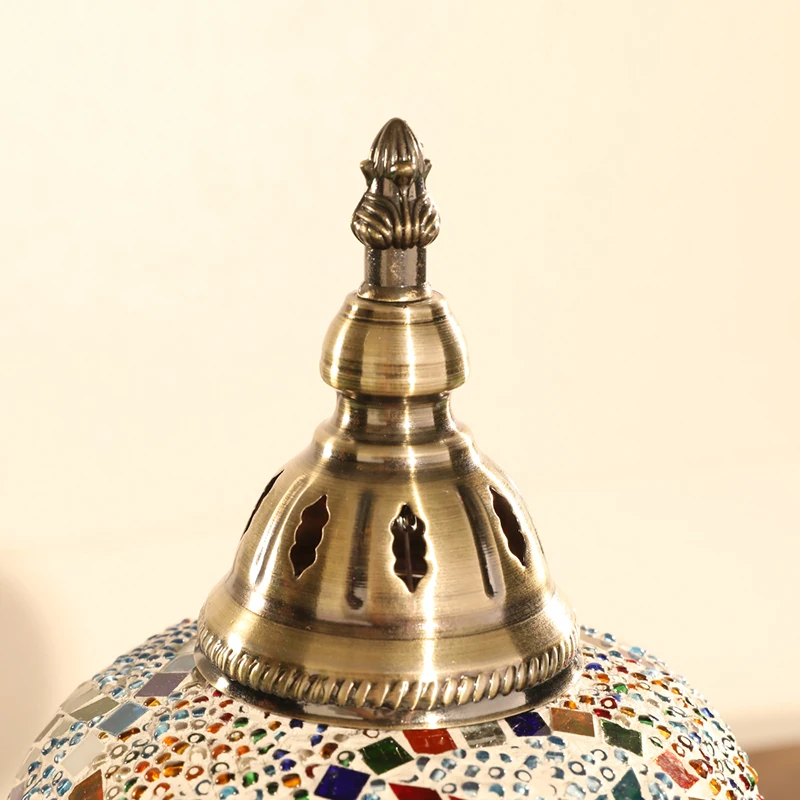 
Evershining, Турецкая мозаика, стеклянный материал, искусство, домашние декоративные светодиодные настольные лампы, Марокканский Фонарь YMA401-15 