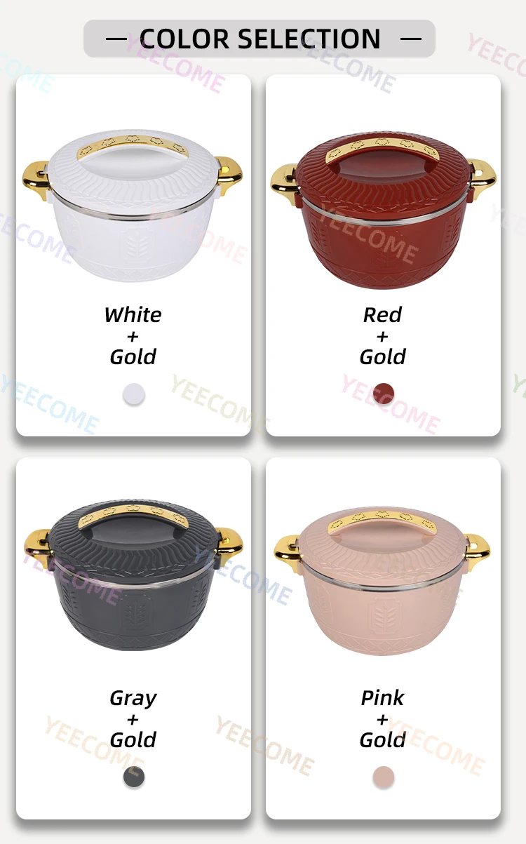 Factory Wholesale Food Warmer 2.5l/4.5l/6.5l Luxury Food Warmer Set