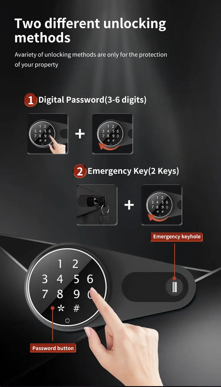 CEQSAFE Gun Safe Electronic Combination Lock with Key Big Size As Furniture Gun Safe Box for Home/Office Usage details