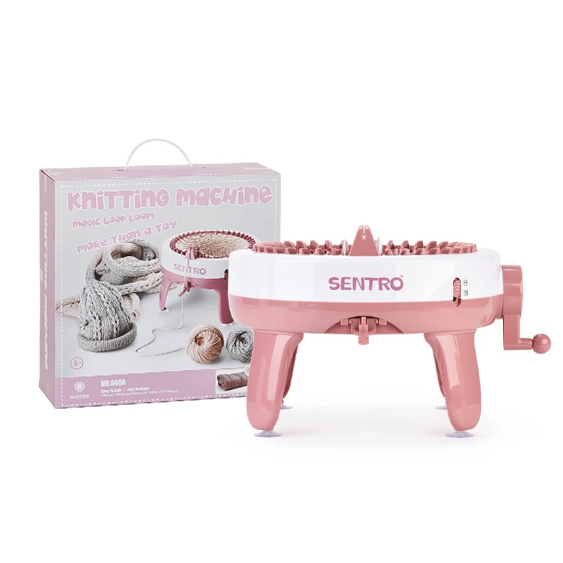 Acrylic Hand Driven Flat Manual Knitting Machine Yarn Circular Point