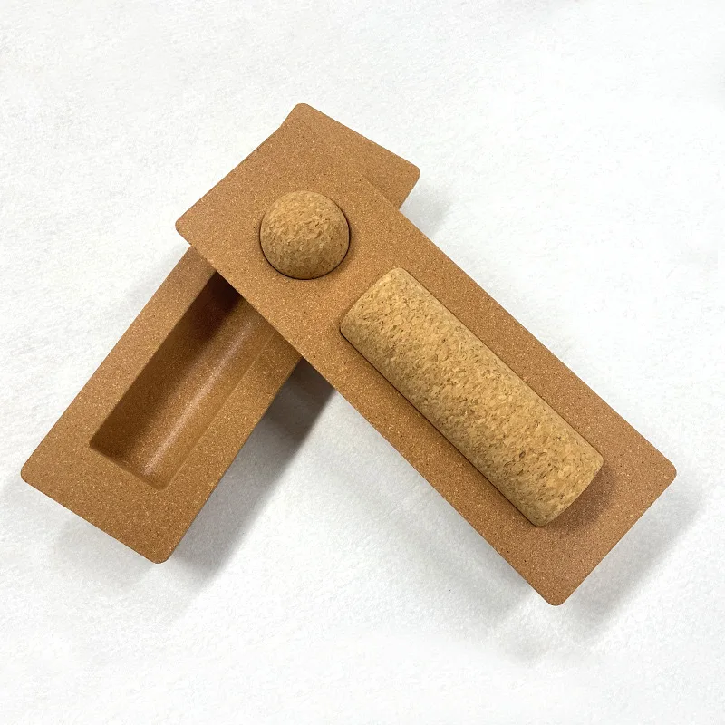 Natural Cork Balance Beam Equipment Yoga and Fitness Relaxation Roller Customizable with LOGO Balance Column Unisex