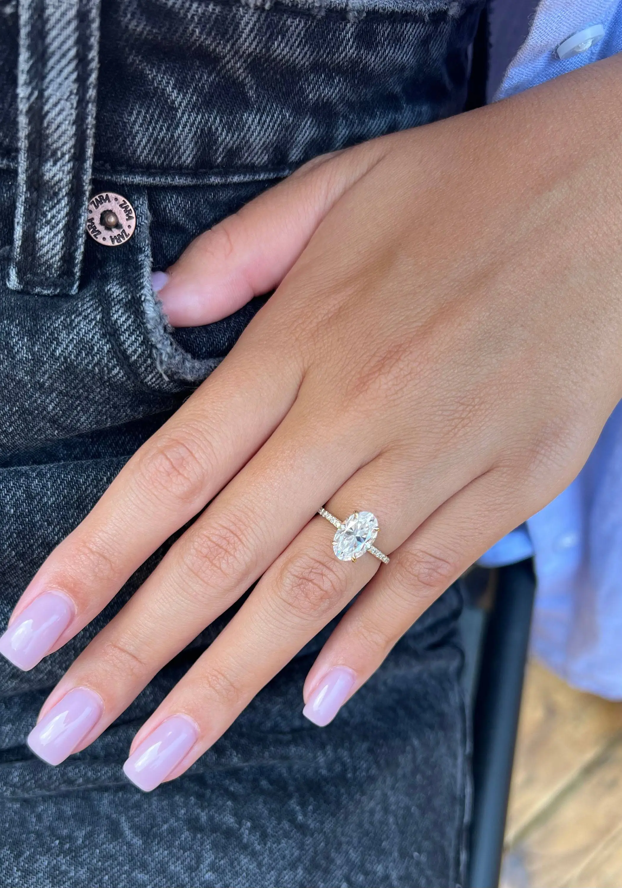 Wholesale Bulk Iced Out Ring For Women Luxury Fine Jewelry Stainless