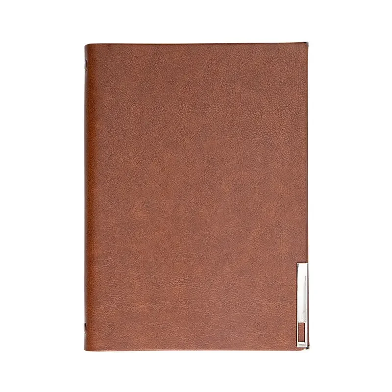 Pu Hardcover Soft Cover Leather Notebook Spiral Loose Page Agenda 2024 ...