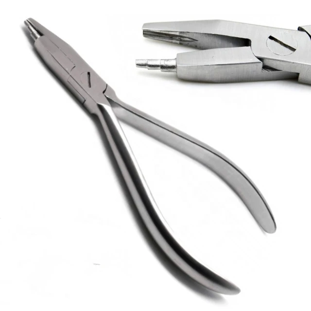 Factory price 12 Month Warranty Professional Orthodontic Micro Cutters Loop Forming Dental Lab Pliers for Arch  Wire