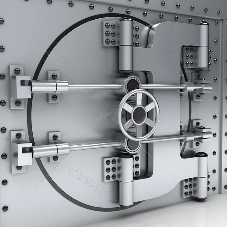 CEQSAFE Customized High Quality Metal Bank Safe Box Vault Room Steel Safety Doors Security Vault Door