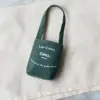 Artistic canvas bag-green-10-20cm universal