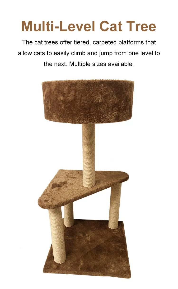 High Quality Cat Tree Basics Cat Activity Tree With Scratching Posts