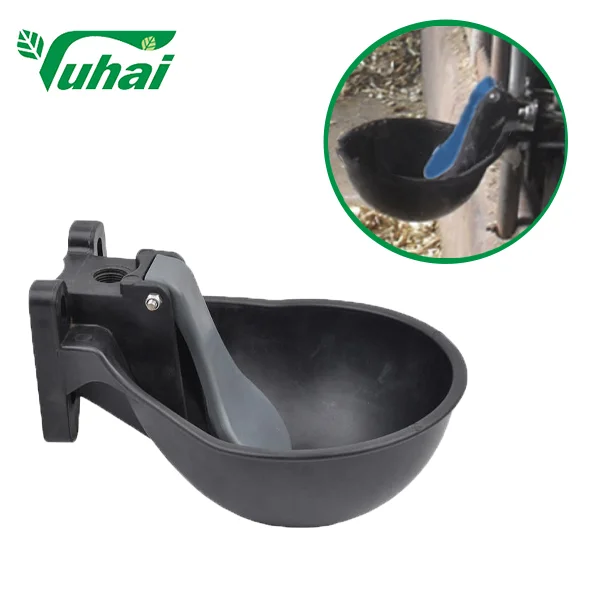 1.8Liter Drinking Bowl for Hose and Cow /feeding Troug with Animal Teats Animal Drinkers