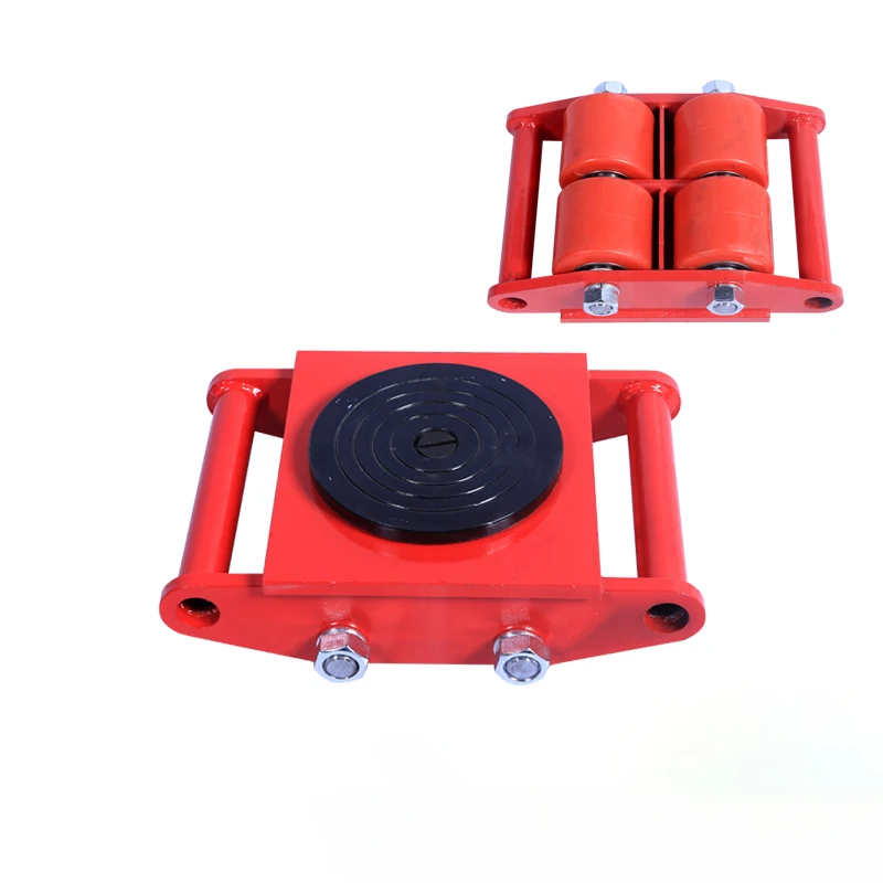 Good Quality Rubber Wheel Carrying Tank Trolley Rigger Skate Tank Cargo ...