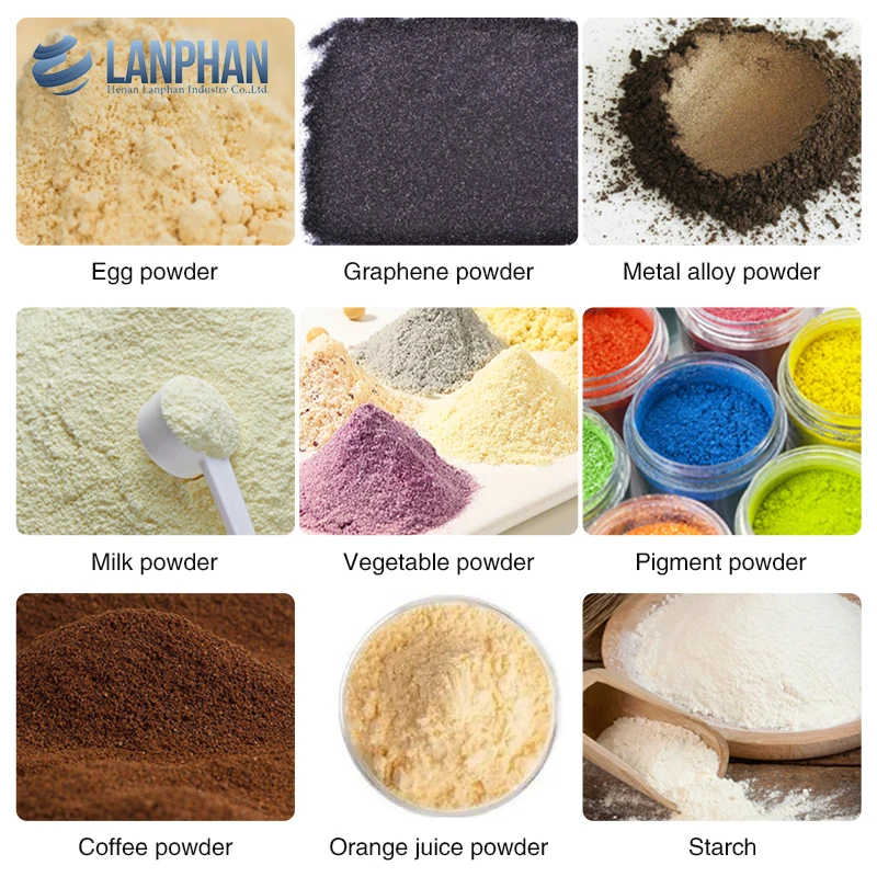 Laboratory 5kg Food Grade Atomizer Milk Powder Spirulina Spray Dryer Price