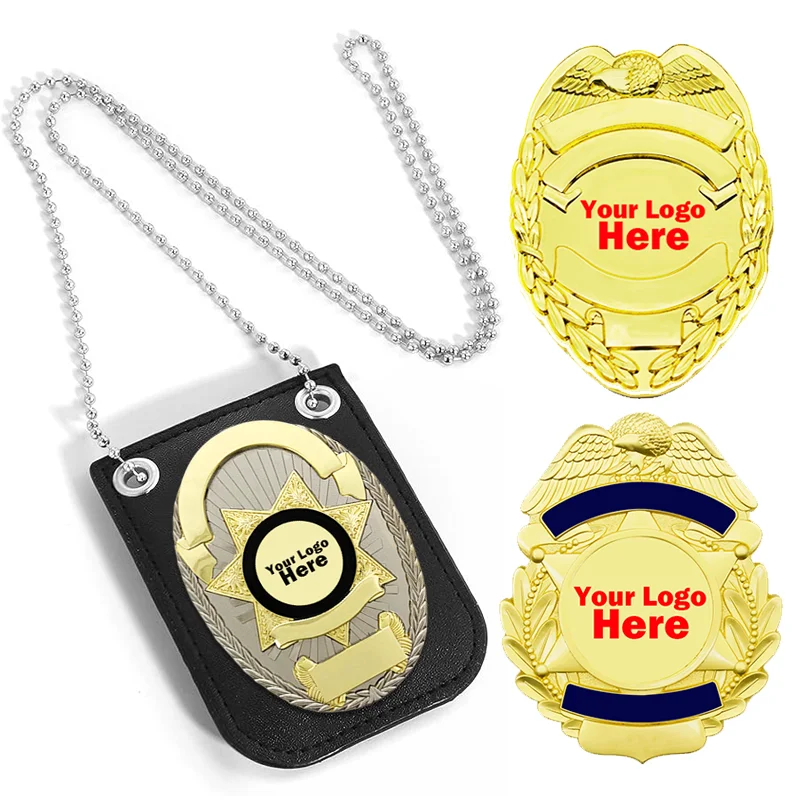 Custom Metal Private Security Guard Badge Nypd Investigation Cop Holder Dea Fire Firefighter Chaplain Custom Security Poli Badge