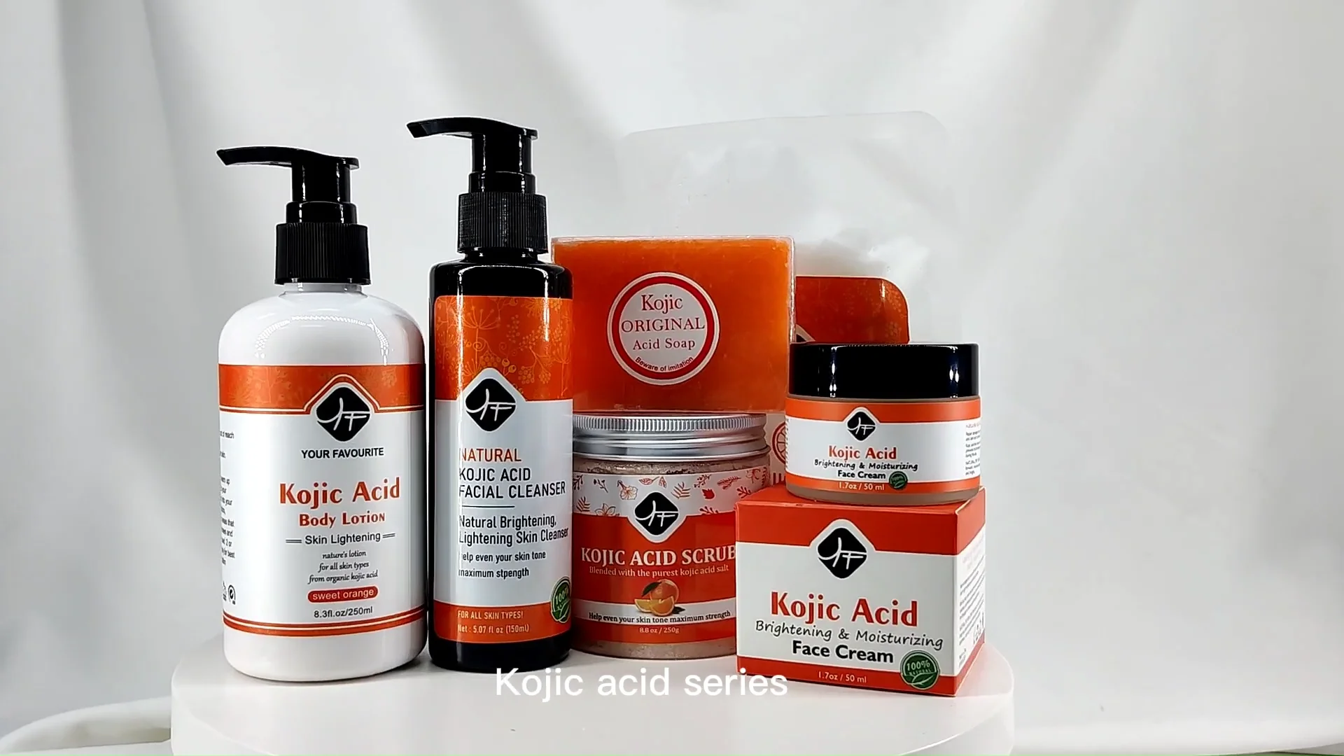 Private Label Kojic Acid Brightening Skin Care Sets Custom Logo Vegan ...