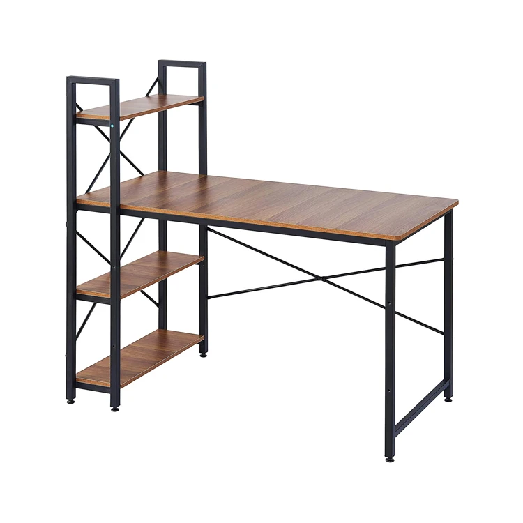Steelite Steel Computer Desk With Bookshelf Design in Study