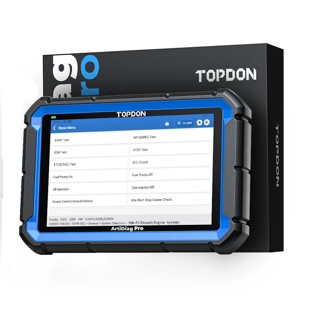 Topdon USA ArtiDiag Pro Car Diagnostic Scanner, Bi-Directional Control