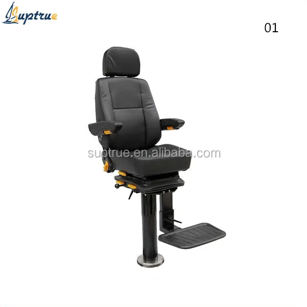 High Quality Adjustable 1.2 Meter Track Marine Ship Hydraulic Boat Seats