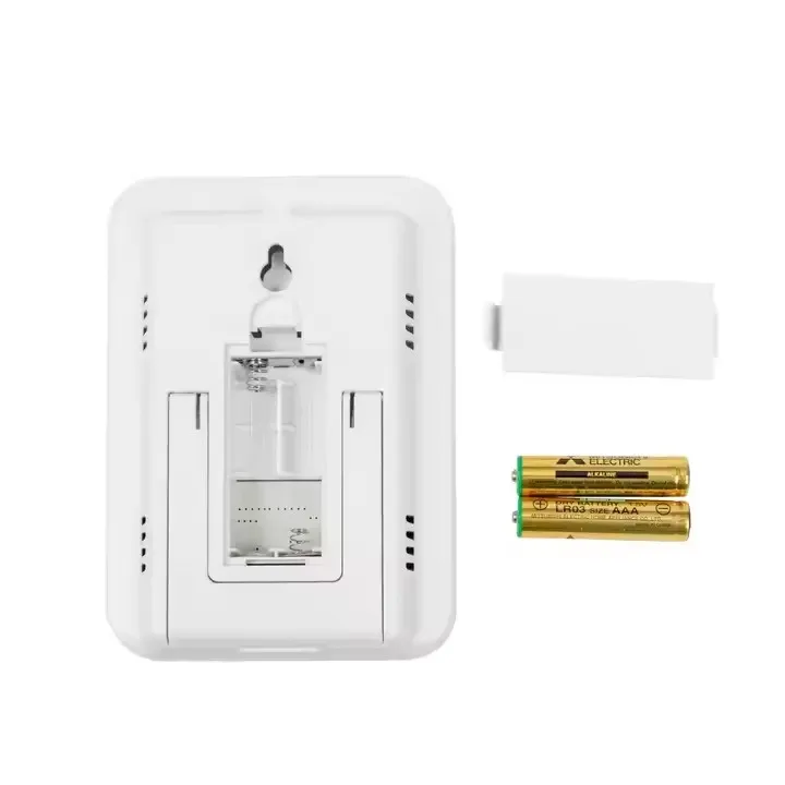 The Most Popular Good-looking Clean Styte Thermometer Hygrometer Desk Digital with Temperature and Humidity LCD Clock