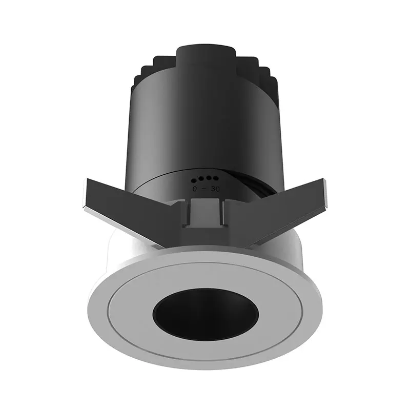 Заводская цена, новая модель, регулируемый угол луча, Встраиваемый светодиодный потолочный светильник для отеля, 12 Вт, IP44