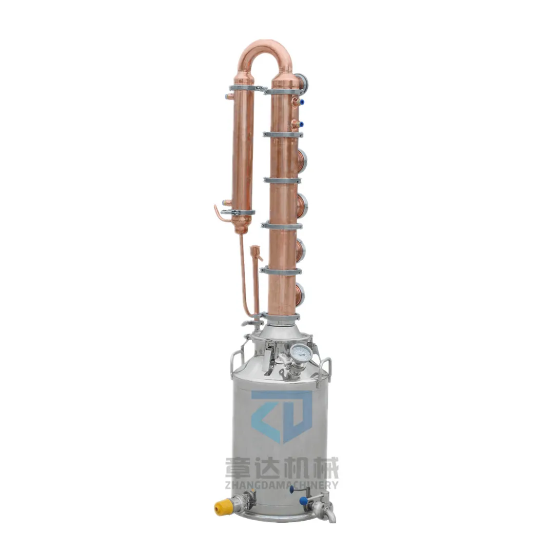 50L 100L Copper Gin Still  Electric Alcohol Distiller   Home Distilling Equipment  Whiskey Still