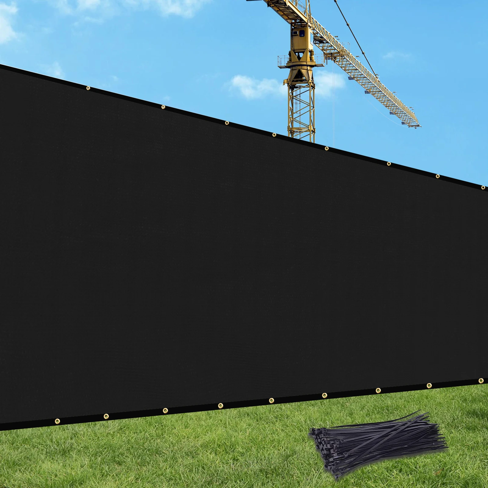 Dropshiping Outdoor Privacy Screen Fence Customized 8x50 Ft Black ...