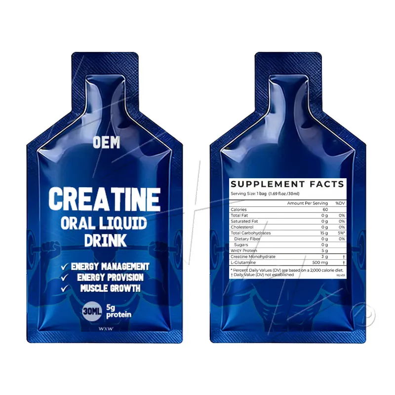 Excellent Price Creatine Monohydrate Liquid Drink Strengthens Muscle Supports Energy Recovery Protein Supplements