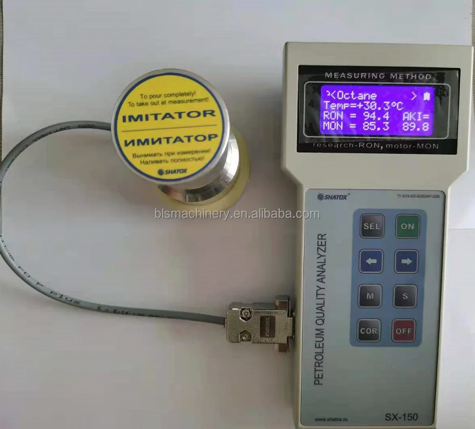 Octanometer Medidor de Cetano y Octano de Diesel Portátil - Rango 20-120