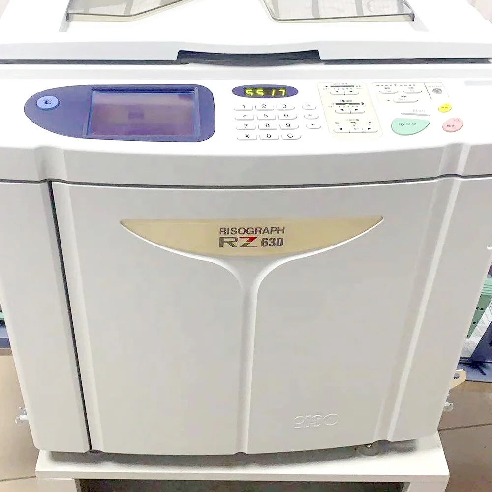 Refurbished RISO RZ630 Digital Duplicator - 130 Ppm B4