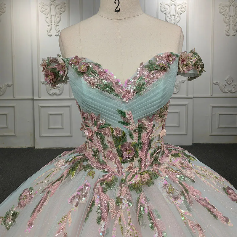 Jancember 9964 Elegant Flower Off Shoulder Evening Sweetheart Party Gowns  Dresses