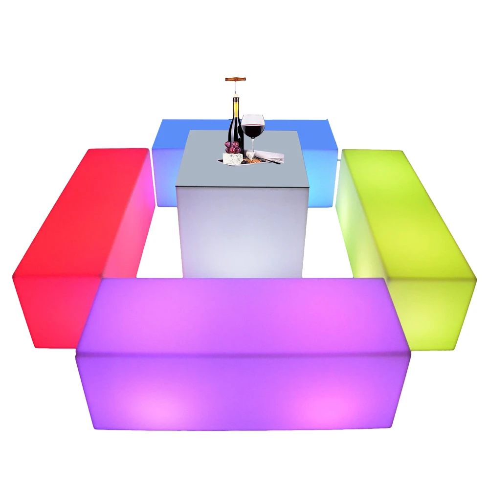 Stool Chairs Led Furniture Bar Stool Rechargeable Led Furniture With