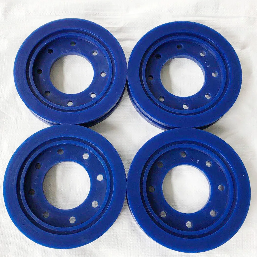 Станок для резки алмазной проволокой PU искусственная кожа резиновая маховика проволоки пильного диска