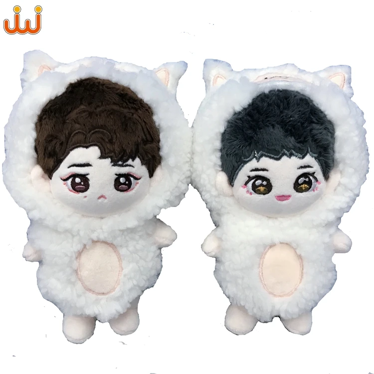 
 Китайский производитель Junwo, индивидуальная плюшевая кукла, мягкие игрушки, ангел, малыш, любовь, долл 20 см, 10 см, мягкие плюшевые куклы toys3D с лицом, знаменитые звезды  