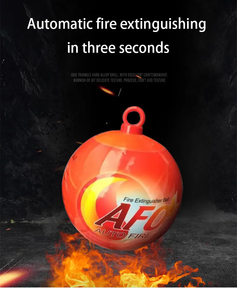 Yf 4kg Auto Fire Extinguisher Ball Dry Powder Automatic Fire Ball Cohetes Buy Fire Ball