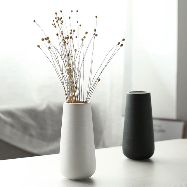 Living Room minimalist dashed design ceramic vase decorative Nordic vase for ceramic flower vase
