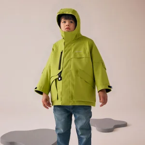 Autumn Spring Lightweight Cotton Zipper Closure Jacket Kids Boys Customizable Logo Windproof Waterproof Jacket