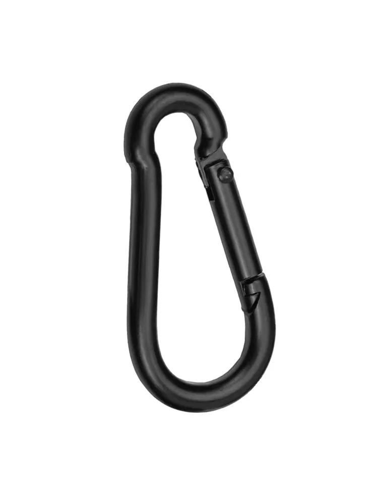 Black Stainless Steel 304 316 Spring Snap Hook Carabiner Clips Buy