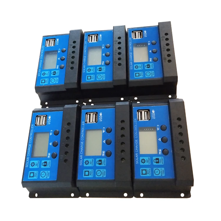 48v Mppt Charge Controller 45a 60a Solar 40a Lcd Display PWM Solar Charge Controller