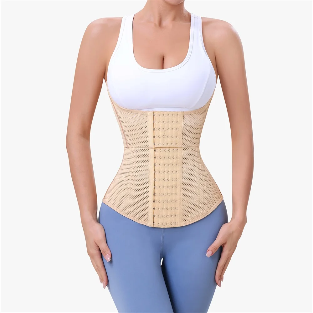Tummy Control Shaper Waist Trainer Shaperwear Waist Cincher Trimmer Belt Double Trimmer Shaping Wrap Girdle Full Body Corset supplier