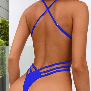 New Design High Cut Thong Swimming Sexy Costumes for Women
