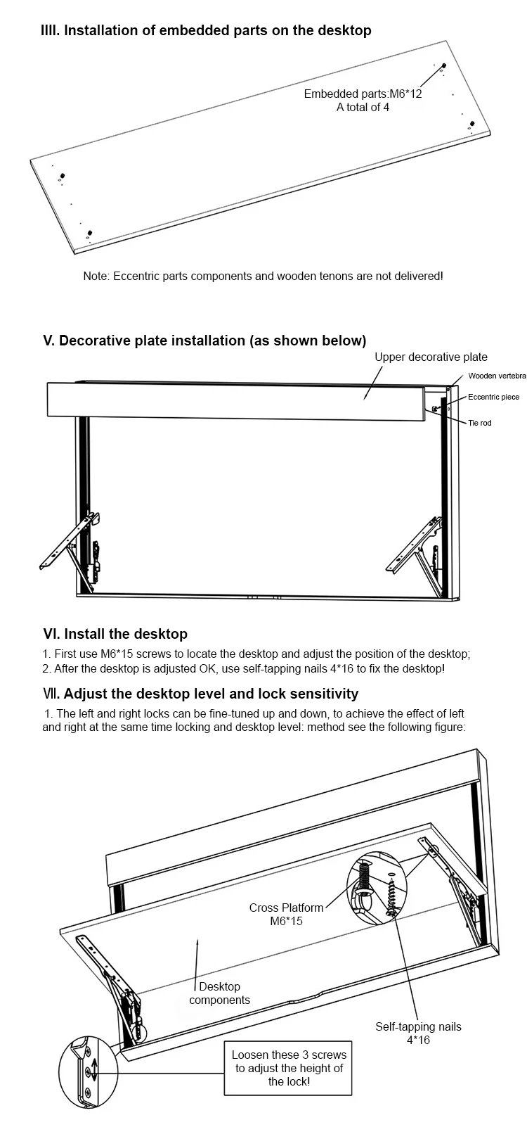 Hidden Hardware Mechanism Hanging Computer Drop Leaf