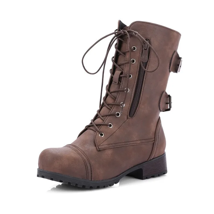 Botas De Combate De Piel Sintética Para Mujer,Zapatos Planos,2021 - Buy Botas  Zapatos De Mujer,Botas Zapatos De Mujer Zapatos,Las Mujeres De Piel De  Invierno Botas Product on Alibaba.com