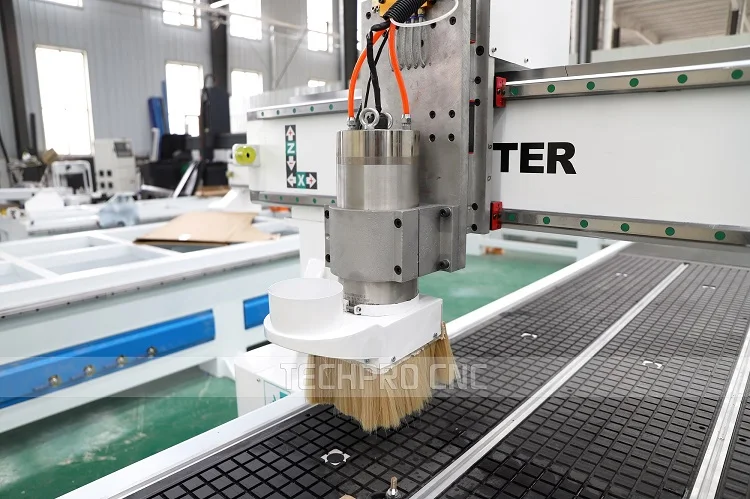 Techpro 1325 Saw Cnc Router Woodworking Machine 3 Axis Cnc Router Metal with Saw Cutting