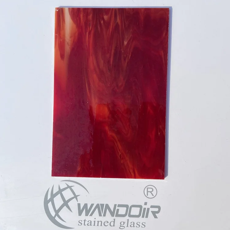 Wandior Factory Store Red Brown Church Opal Glass 3mm Thickness Stained Glass Sheet Buy